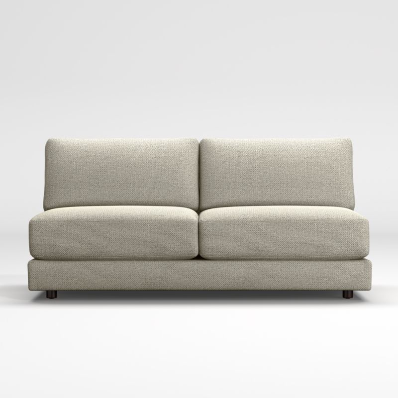 Peyton Armless Sofa + Reviews | Crate & Barrel