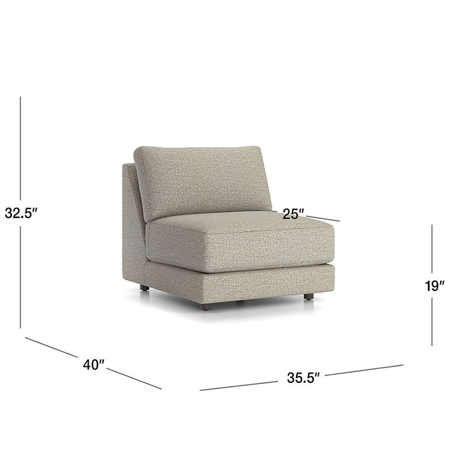 View Peyton Armless Chair - image 2 of 8