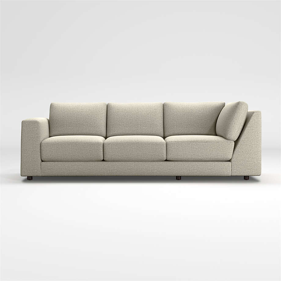 Peyton Left Arm Corner Sofa Reviews Crate Barrel