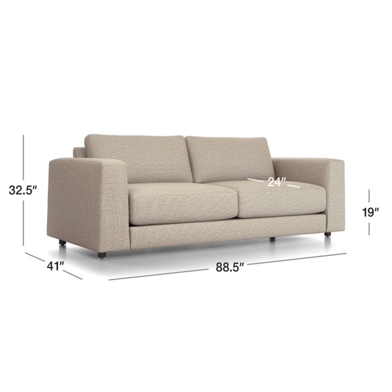 Peyton Wide-Arm Sofa + Reviews | Crate & Barrel