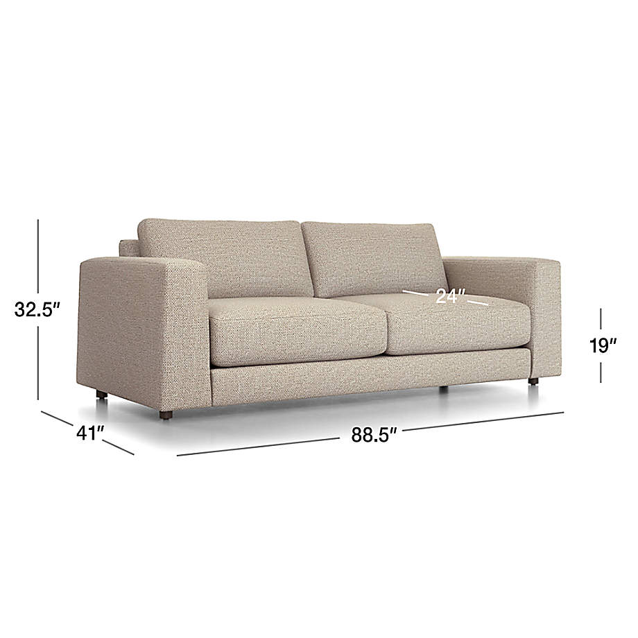 Crate and barrel on sale peyton sofa