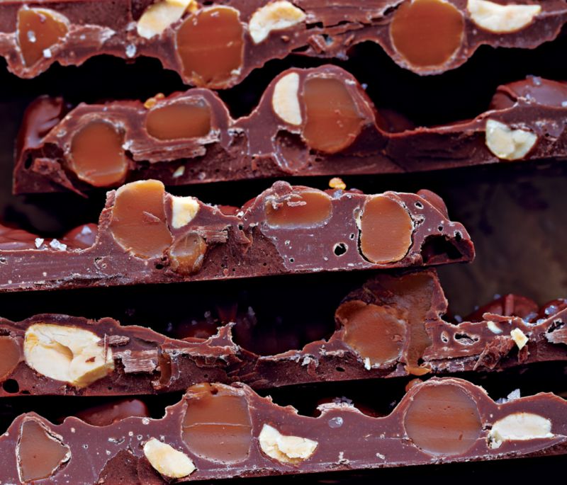 Salted Caramel & Peanut Chocolate Bark in Gift Tin - image 1 of 5