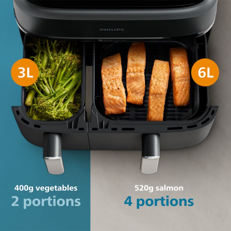 Philips 3000 Series Dual-Basket Air Fryer - image 3 of 11