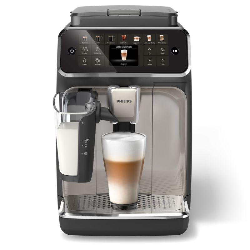 Philips 4400 Series Fully-Automatic Espresso Machine with LatteGo ...