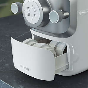 Philips White Compact Electric Pasta Maker Machine + Reviews, Crate &  Barrel