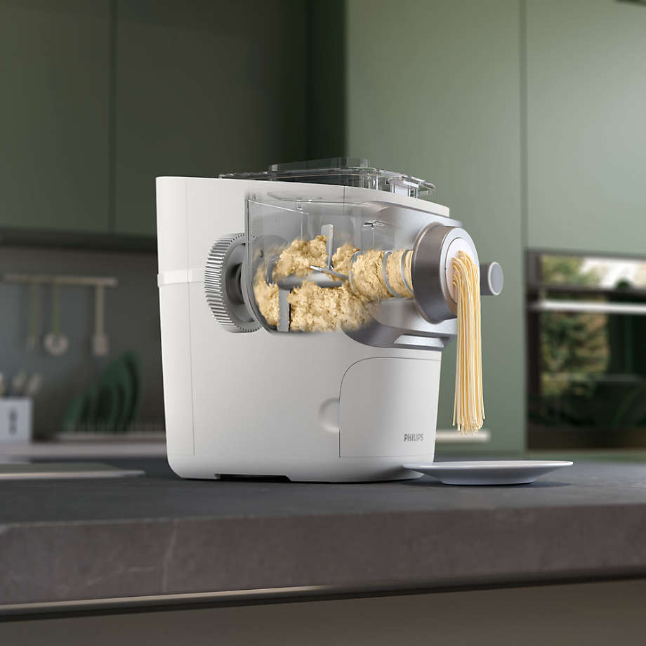 Philips White Compact Electric Pasta Maker Machine + Reviews, Crate &  Barrel Canada