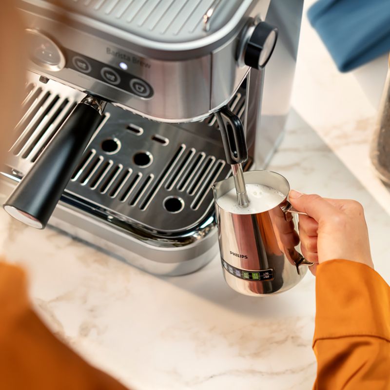 Philips BaristaBrew Dual Bean Hopper Espresso Machine in Stainless Steel - image 8 of 13