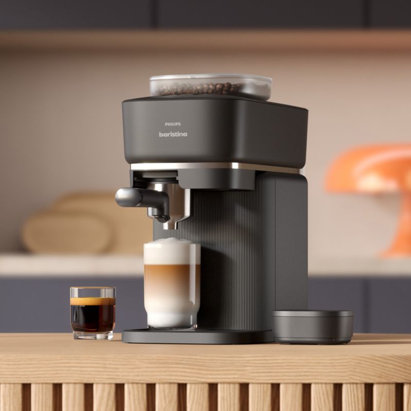 Philips Baristina Black Espresso Machine with Milk Frother - image 3 of 8