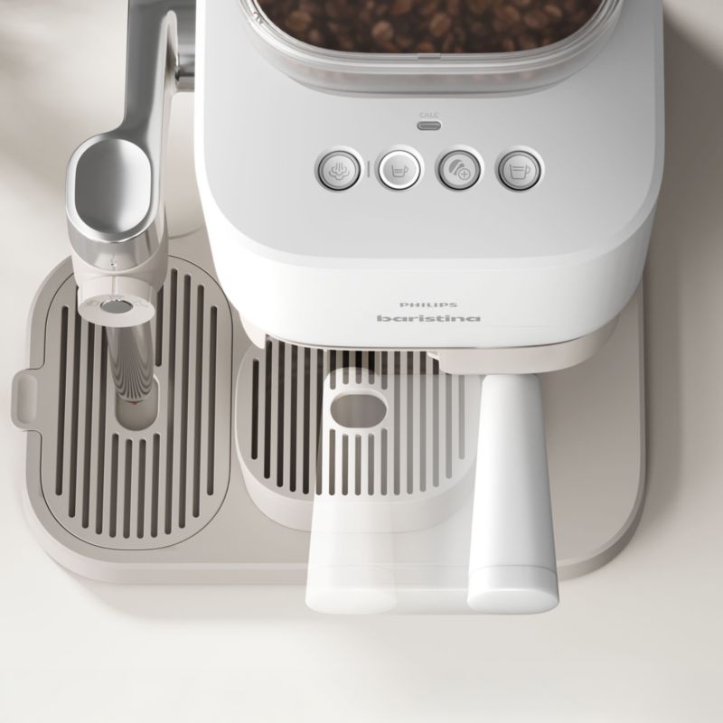 Philips Baristina Latte Espresso Machine with Milk Frother in White - image 3 of 8