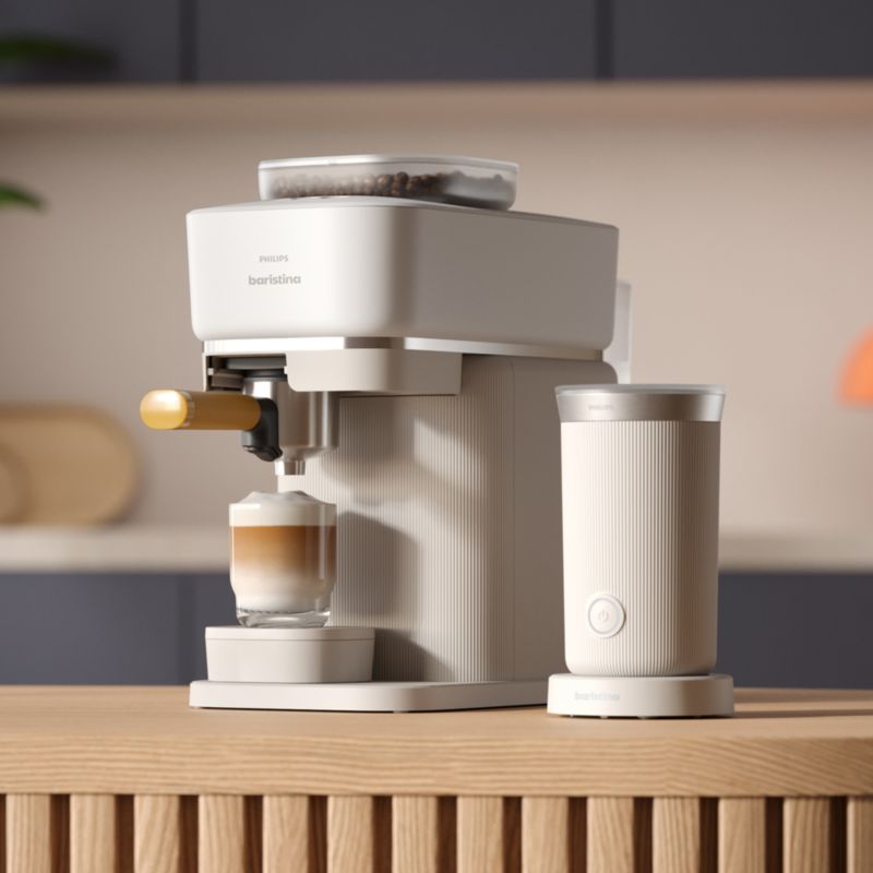 Philips Baristina Milky White Espresso Machine with Milk Frother - image 1 of 9