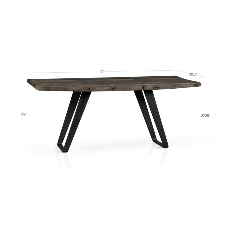 View Phoenix Rustic Work Table 72" - image 2 of 17