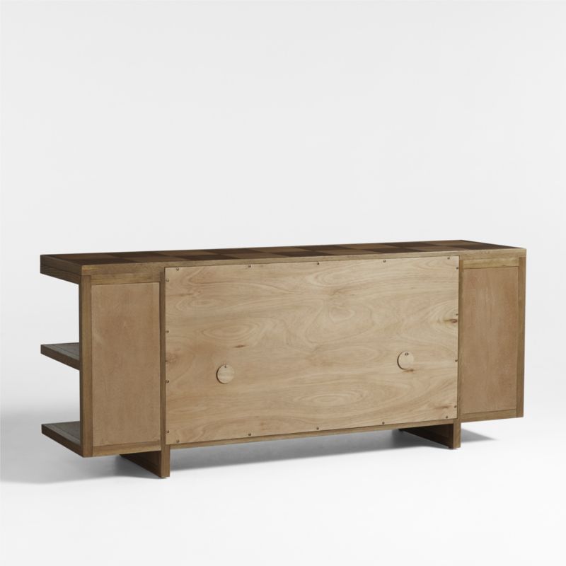 Pierre Light Brown Oak Wood Sideboard - image 8 of 11