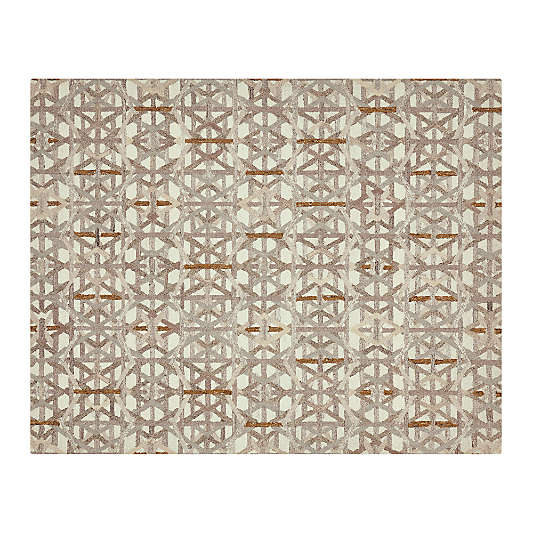 Pietro Dune Beige Geometric Rug 8x10