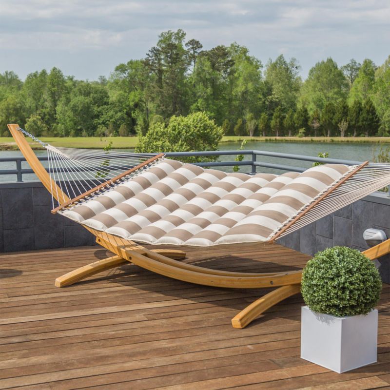 Pillowtop Sand Stripe Outdoor Hammock - image 1 of 6