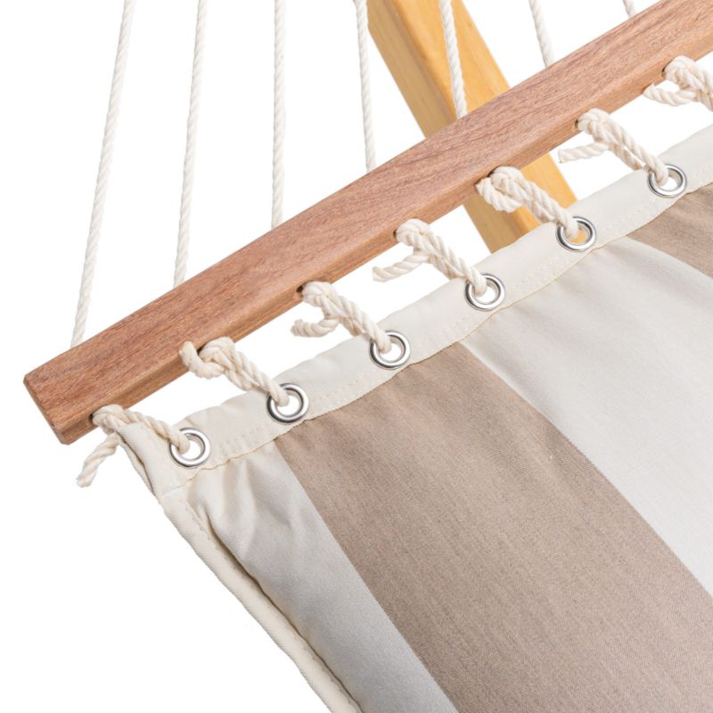 Pillowtop Sand Stripe Outdoor Hammock - image 5 of 6