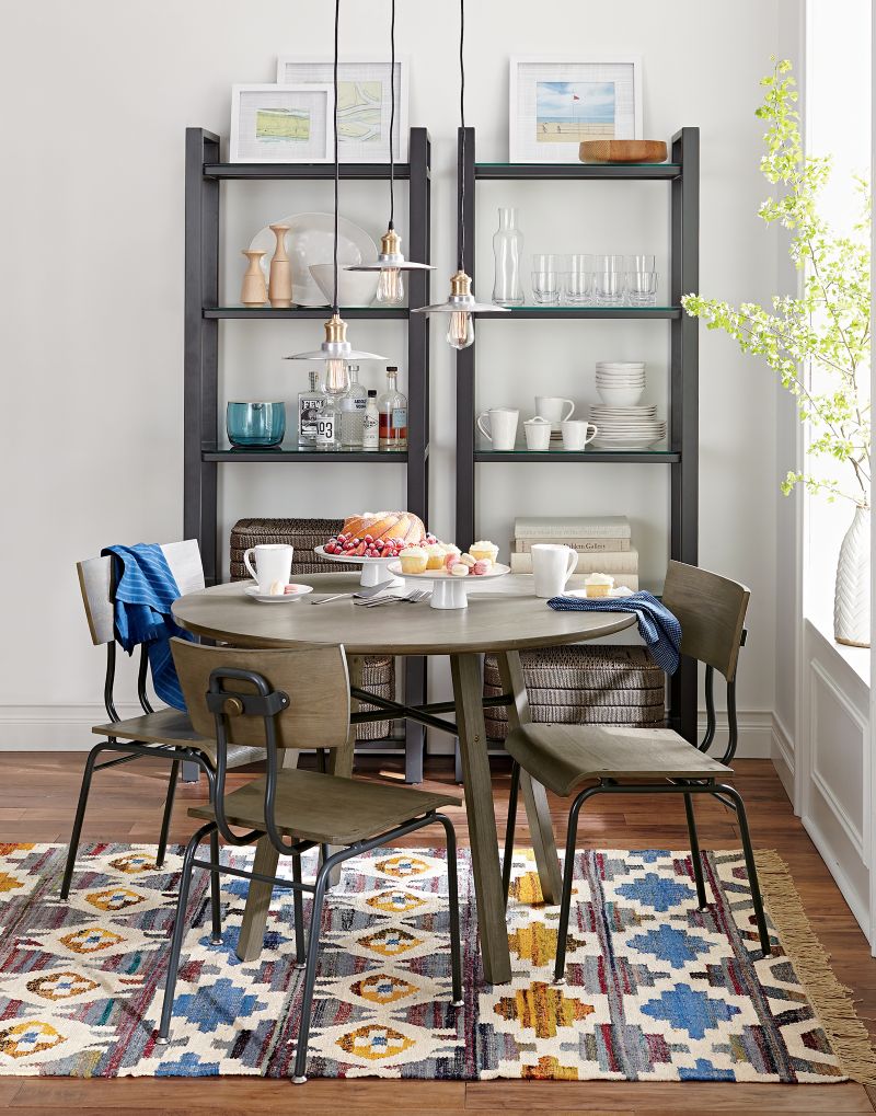 Pilsen Graphite Bookcase with Glass Shelves - image 2 of 12