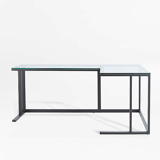 Pilsen Graphite Corner Desk