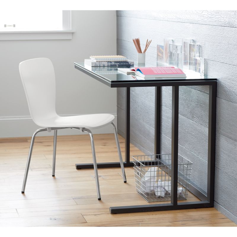 Crate barrel pilsen desk discount