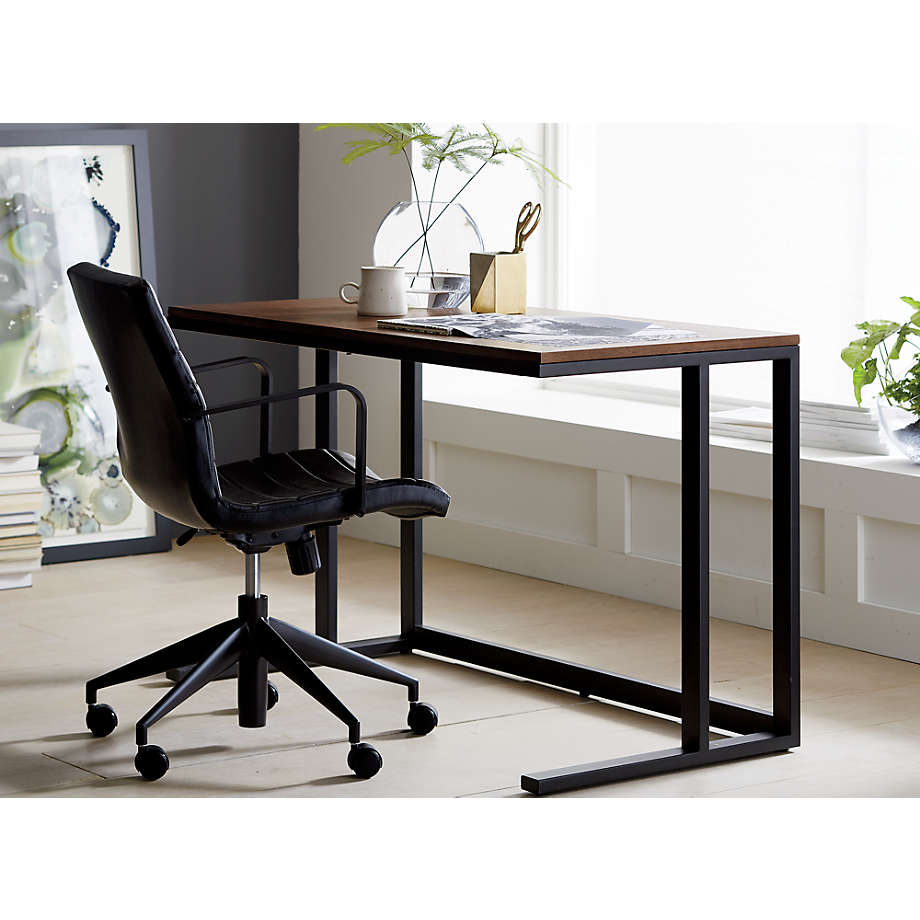 Graham Black Office Chair Reviews Crate Barrel