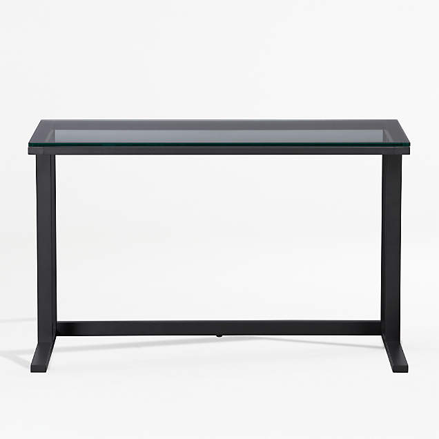 Greye 60" Burl Wood Desk with Swivel Drawers + Reviews | Crate & Barrel