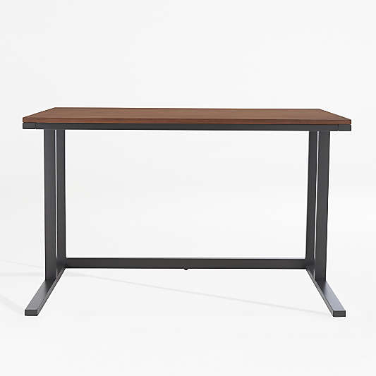 Pilsen Graphite Desk with Walnut Top