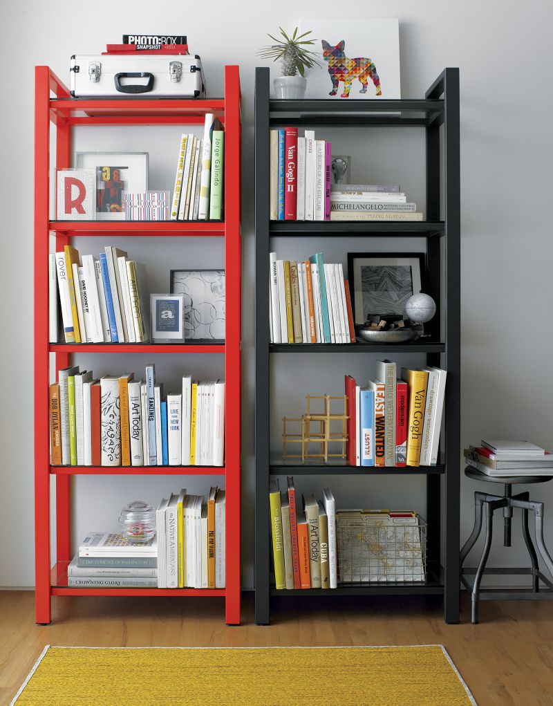 Pilsen Graphite Bookcase with Glass Shelves - image 4 of 12