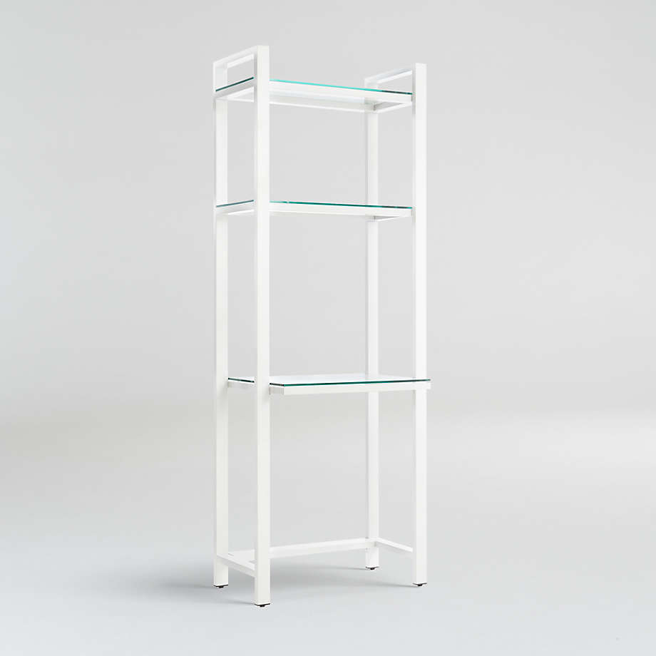 Pilsen Salt Modular Desk Crate & Barrel