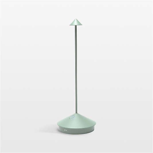 Pina Pro Sage Metal Table Lamp by Zafferano America 11.4"