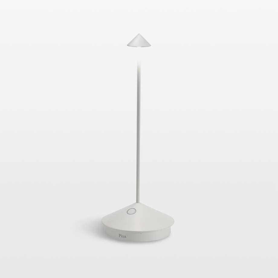 Pina Pro Sand Brown Metal Table Lamp by Zafferano America | Crate & Barrel