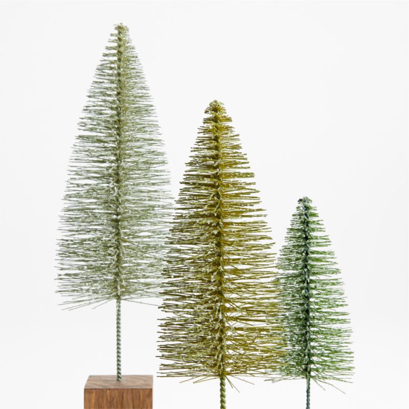 "Pine Forest" Bottle Brush Christmas Trees, Set of 8 - image 2 of 3