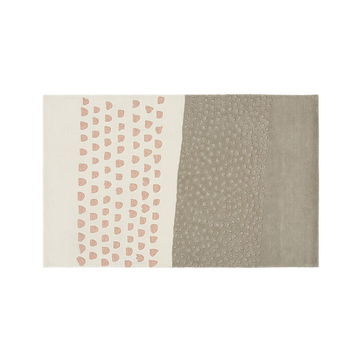 Textured TwoTone Abstract Rug 4x6 + Reviews Crate & Kids