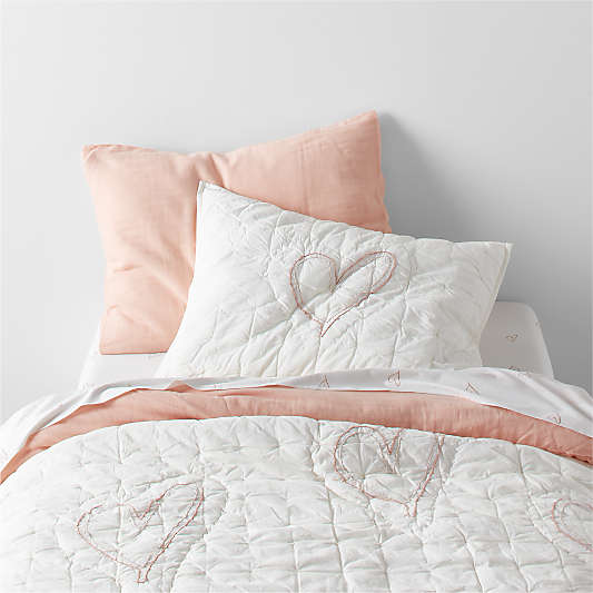 Supersoft Kids Elegant Pink Gauze Organic Cotton Duvet Cover