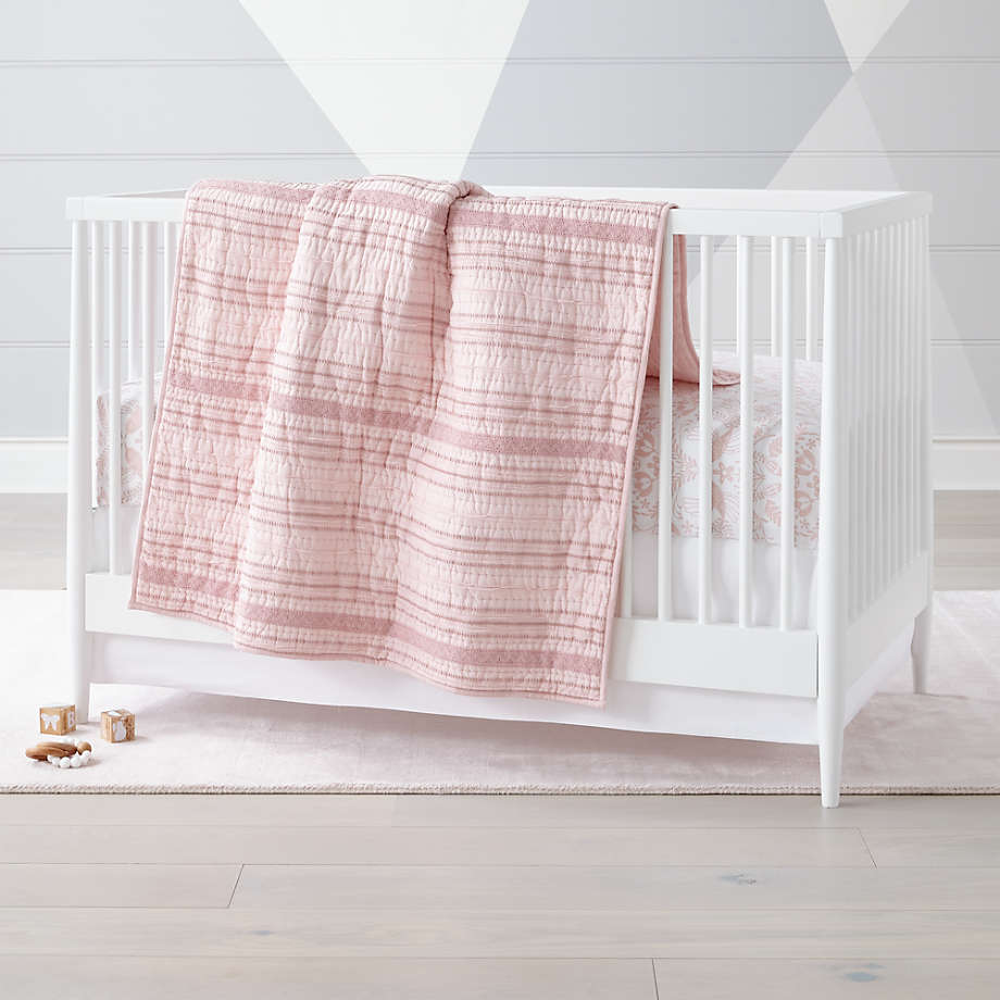 crib bedding pink