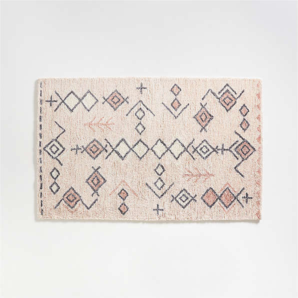 Girls Pink Rugs Crate And Barrel