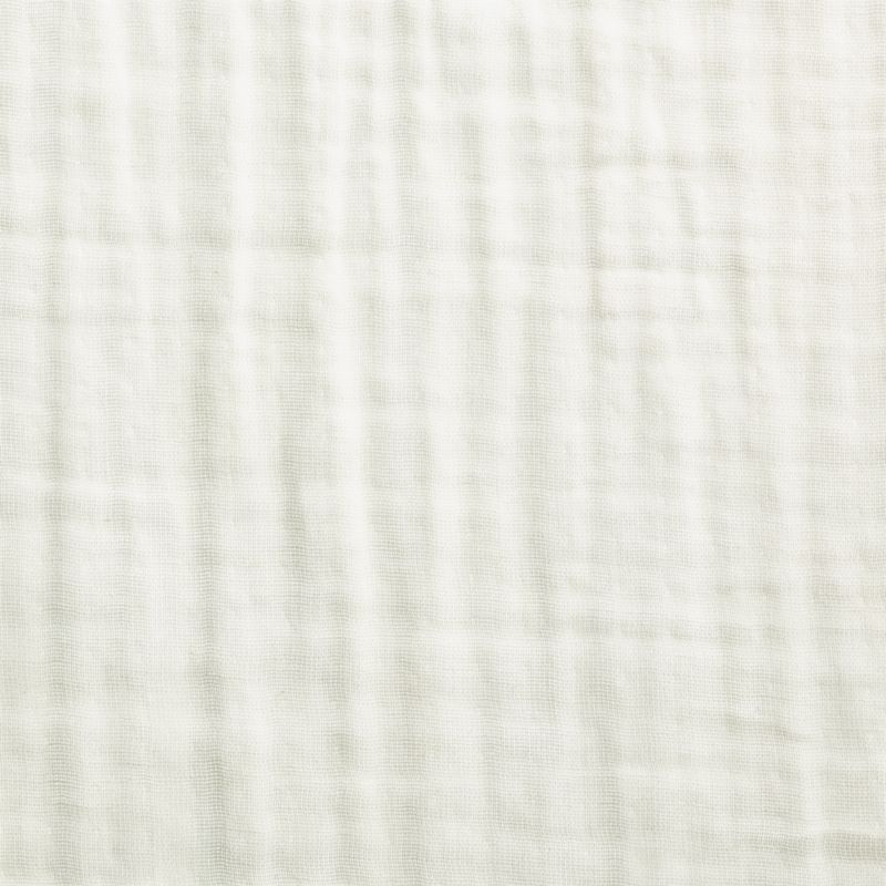 63" White Tie Organic Muslin Curtain Panel - image 5 of 6