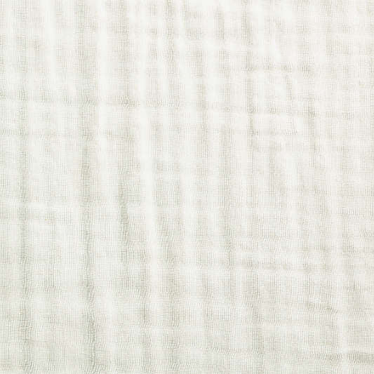 84" White Tie Organic Muslin Curtain Panel