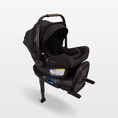 Nuna PIPA ™ aire rx Caviar Black Reclining Infant Car Seat + PIPA RELX Base