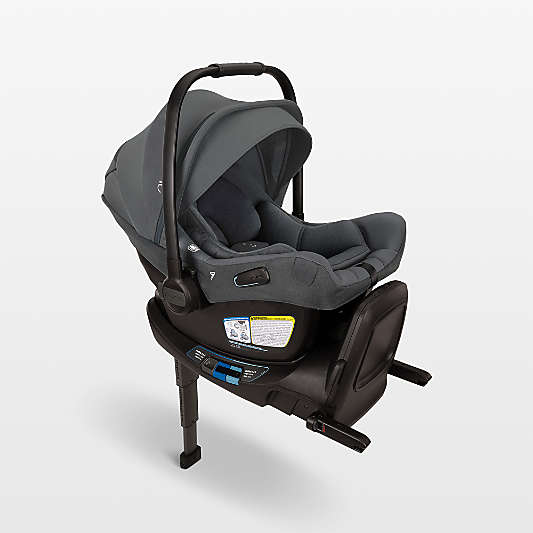 Nuna PIPA ™ aire rx Ocean Dark Blue Reclining Infant Car Seat + PIPA RELX Base