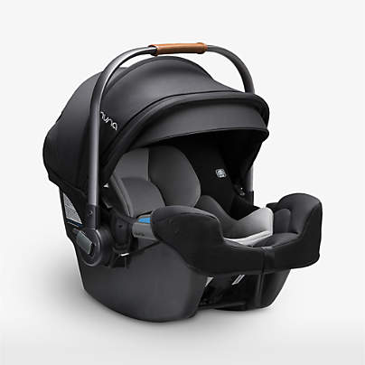 Nuna PIPA ™ rx Caviar Black Reclining Infant Car Seat + PIPA RELX Base