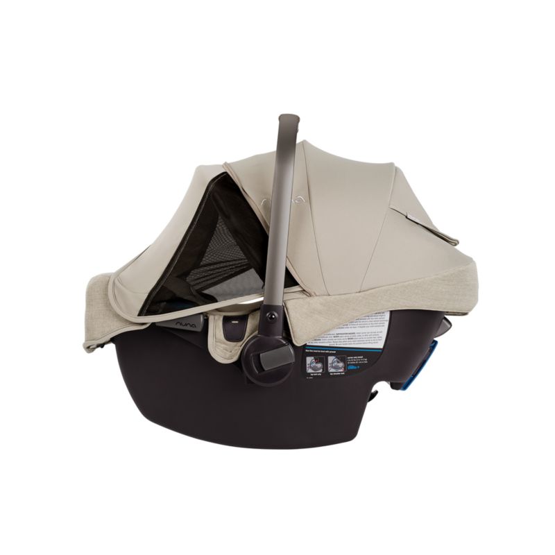 Nuna PIPA ™ rx Hazelwood Light Brown Reclining Infant Car Seat + PIPA RELX Base - image 8 of 10