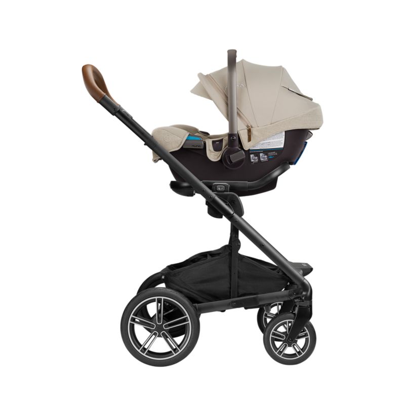 Nuna PIPA ™ rx Hazelwood Light Brown Reclining Infant Car Seat + PIPA RELX Base - image 7 of 10