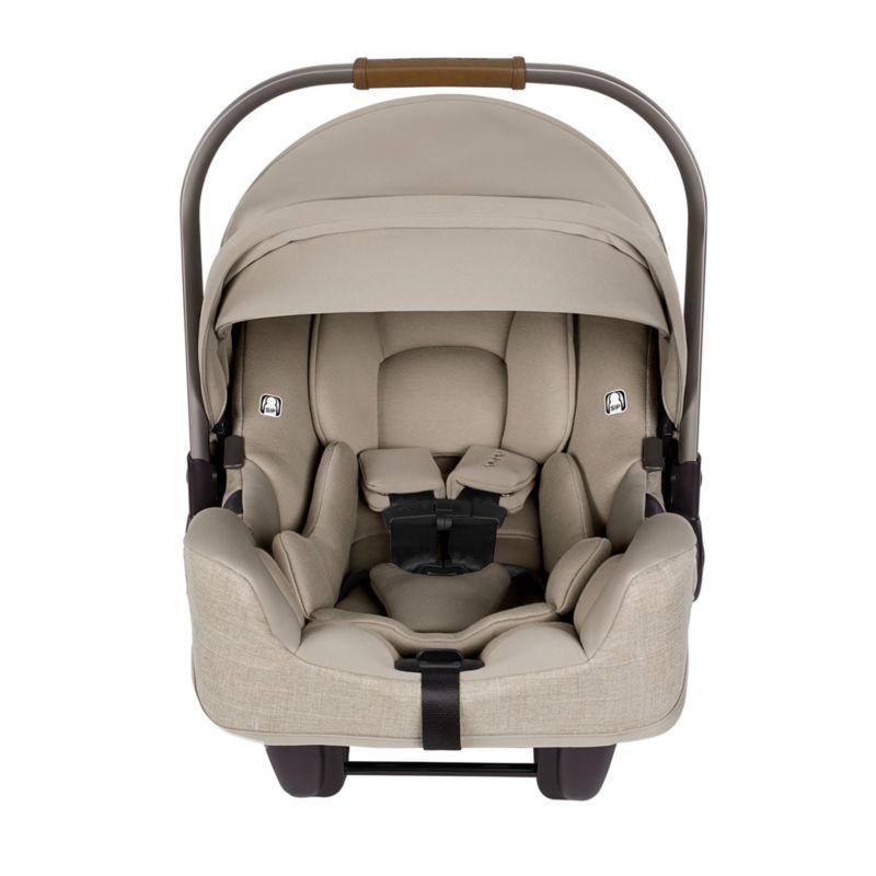 Nuna PIPA ™ rx Hazelwood Light Brown Reclining Infant Car Seat + PIPA RELX Base - image 9 of 10