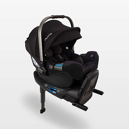 Nuna PIPA ™ rx Caviar Reclining Infant Car Seat + PIPA RELX Base