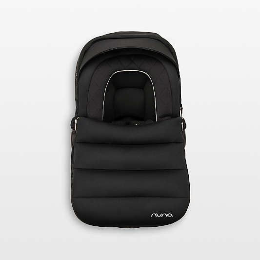 Nuna ® PIPA ™ Series Caviar Black Car Seat Winter Footmuff