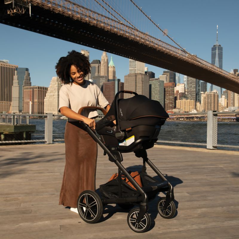 Nuna ® PIPA ™ Urbn Caviar Black Baseless Baby Car Seat + MIXX ™ Next Stroller Travel System - image 2 of 10