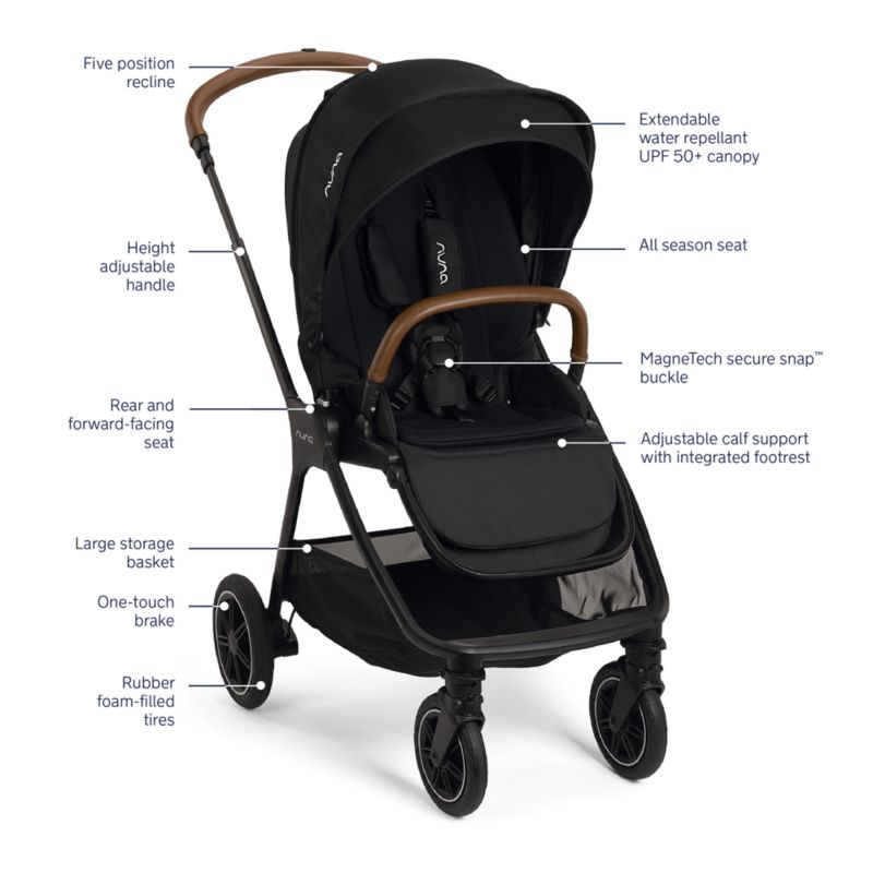 Nuna ® PIPA ™ Urbn Caviar Black Baseless Baby Car Seat + TRIV ™ Next Stroller Travel System - image 10 of 10