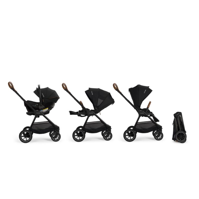 Nuna ® PIPA ™ Urbn Caviar Black Baseless Baby Car Seat + TRIV ™ Next Stroller Travel System - image 9 of 10