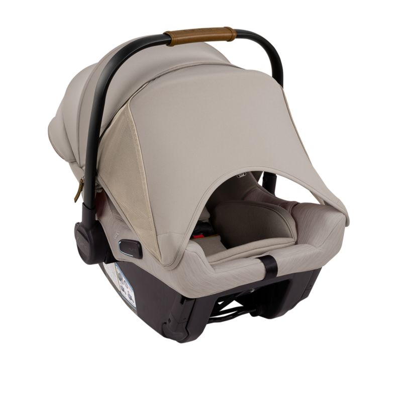 Nuna ® PIPA ™ Urbn Hazelwood Light Brown Baseless Baby Car Seat + TRVL ™ Stroller Next Travel System - image 5 of 9