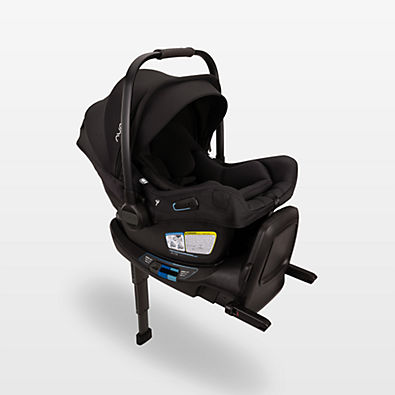 View Nuna PIPA ™ aire rx Caviar Reclining Infant Car Seat + PIPA RELX Base details
