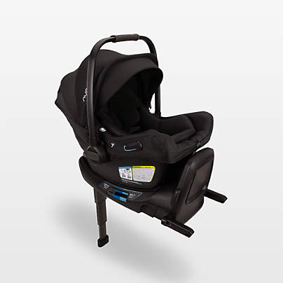 Nuna PIPA ™ aire rx Caviar Reclining Infant Car Seat + PIPA RELX Base